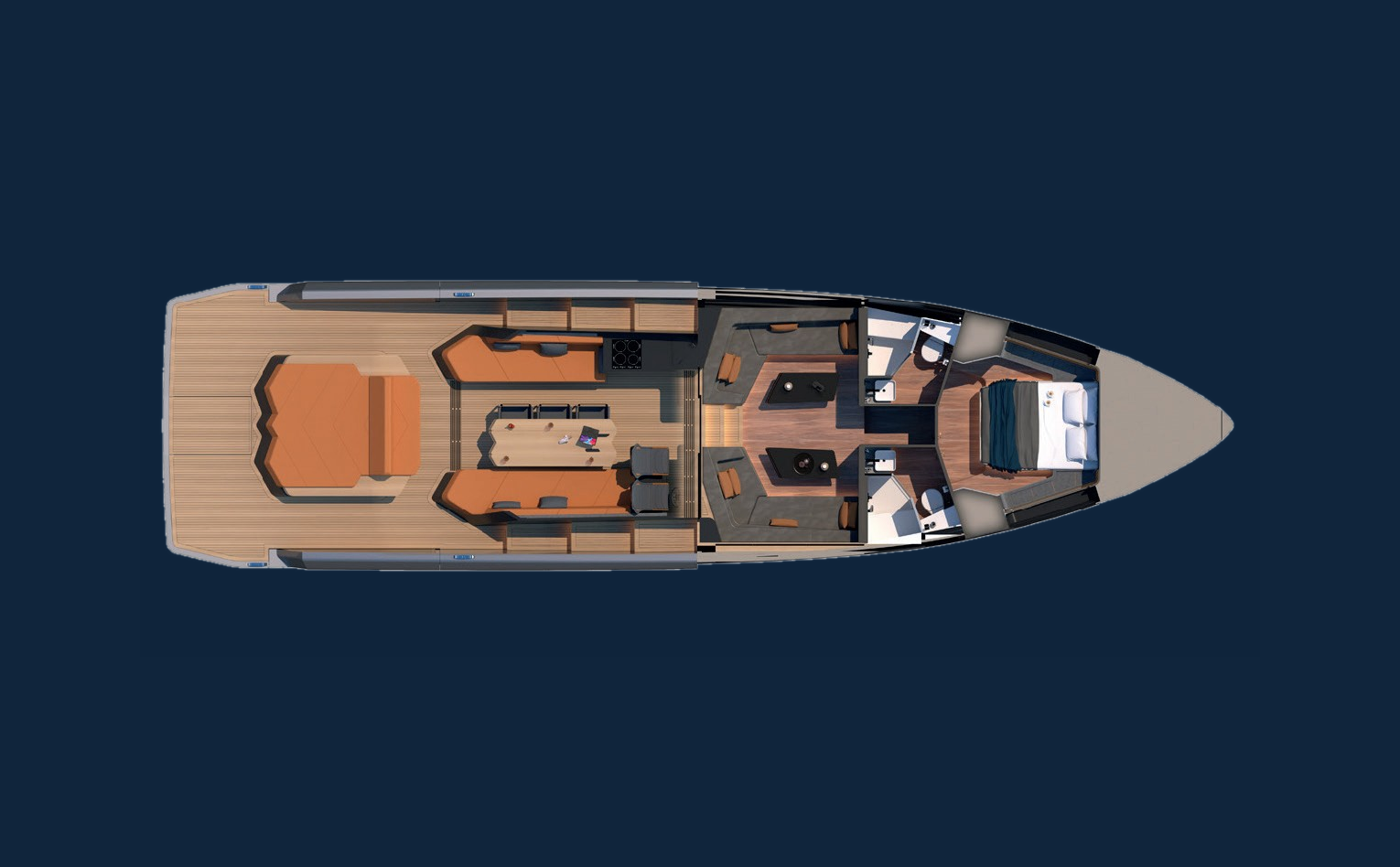RS 60 — General arrangement — lower deck
